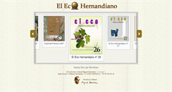 Desktop Screenshot of elecohernandiano.com